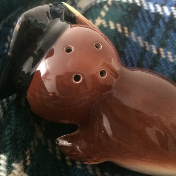 Vintage ceramic owl with graduation hat and diploma - Picture 4 of 9